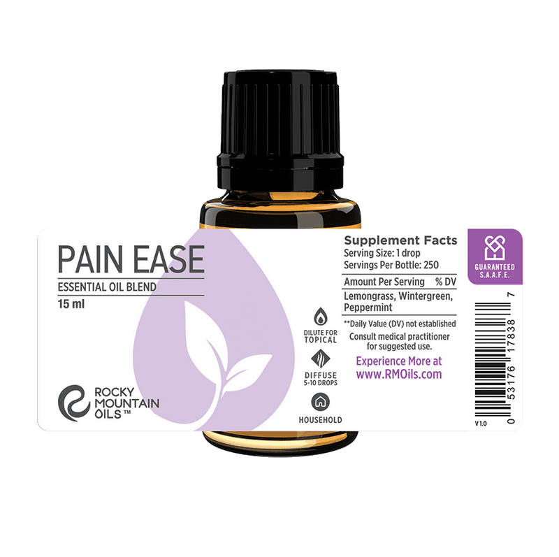 Pain Ease Essential Oil Blend  Natural Remedy For Sore Muscles & Pain –  Rocky Mountain Oils